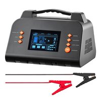 Redresor Smart, 20 A, Tensiune incarcare 6V, 12V, 24V, desulfator de mentinere incarcare lenta, Afisaj LCD