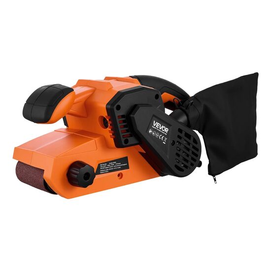 Slefuitor cu banda 7.6 x 53.3 cm, putere 750 W, 6 x viteze 630-1200 rpm, 2 saci de praf, 10 benzi de slefuit