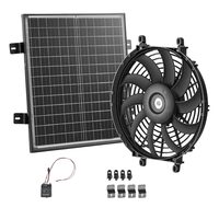 Ventilator solar pentru mansarda, 30.5 cm diametru, debit 2208,7 m³ / h, Plastic, 50 W