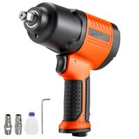 Cheie pneumatica de impact, 1/2 inch, Cuplu 1490 Nm, reglaj 4 trepte, 7500 rpm, 6.2 Bar