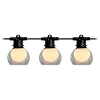 Ghirlanda decorativa led, 10 x becuri incluse, Exterior IP44, Lumina calda 3000K, Lungime 8 m