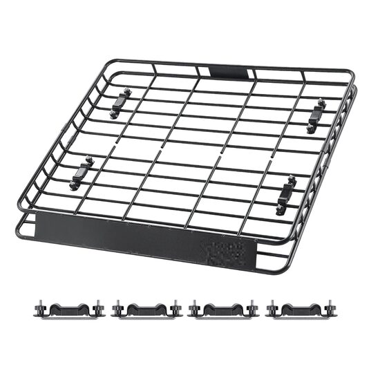 Portbagaj de plafon compatibil bare transversale, Otel, max 68 kg, dimensiune 1095 x 1270 x 105 mm