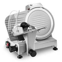 Feliator carne profesional, 300 W, Diametru disc 250 mm, Grosime reglabila 0-12 mm, 300-450 rpm