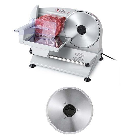 Feliator alimente 200 W, 2 x disc Inox, Grosime 0-15mm, Diametru disc 190 mm, 70-100 rpm