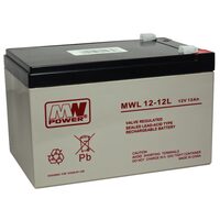 Acumulator stationar pentru UPS-uri, AGM VRLA 12V 12AH