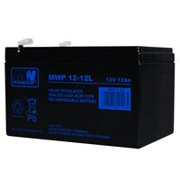Acumulator stationar pentru UPS-uri, AGM VRLA 12V 12AH, fara intretinere