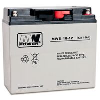 Acumulator stationar pentru UPS-uri, Tehnologie AGM VRLA 12V, 18Ah, fara intretinere