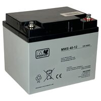 Acumulator stationar pentru UPS-uri, Tehnologie AGM VRLA 12 V, 40 Ah, fara intretinere