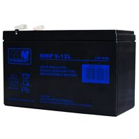 Acumulator stationar pentru UPS-uri, Tehnologie AGM VRLA 12 V, 9 Ah, fara intretinere, complet etansa