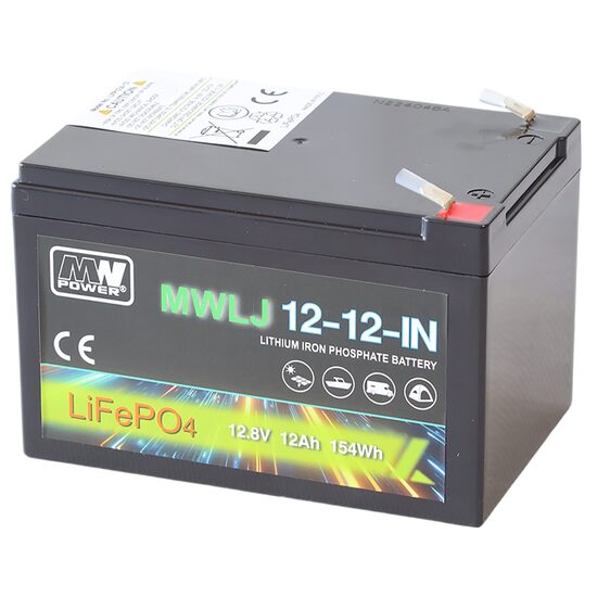 Acumulator LIFEPO4 12.8V 12 Ah, pentru Sisteme fotovoltaice portabile, autorulote