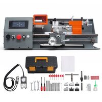 Strung pentru metal 1100 W, 14 filete metrice si 10 filete imperiale, 220 x 400 mm, Viteza max ax 2500 rpm