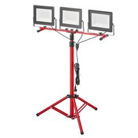 Lampa de lucru cu 3 x proiectoare si trepied detasabil, IP65, Luminozitate 21000 lm, 210 W, inaltime si unghi reglabile