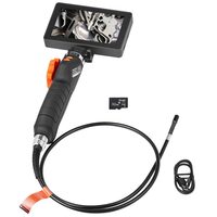 Camera endoscop articulata, ecran IPS 1080P HD 5 inch, cablu 1.5 m, Diametru sonda 6.4 mm, 8 x led, IP67