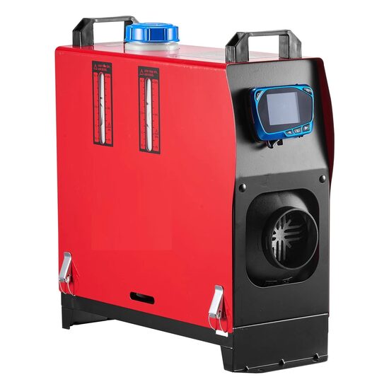 Sirocou diesel, 12-24 V, functie preincalzire, 8 kW, Telecomanda, consum 0.18-0.36 l/h, Rezervor 5 l