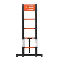 Scara telescopica 322 cm, 11 x Trepte antiderapante, Aluminiu, max 150 kg