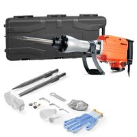 Ciocan demolator 2200 W, Maner reglabil, Cutie transport, 1350 bpm, 66 J, prindere HEX, 2 x dalti, ochelari