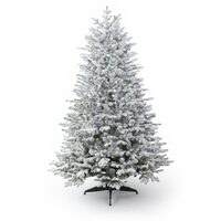 Brad artificial de Craciun, Inaltime 240 cm, 1326 varfuri, Nins cu aspect natural, suport 4 picioare