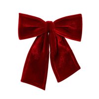 Funda decorativa pentru Craciun, Bordo, 45 x 42 cm