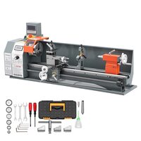Strung pentru metal, 1100 W, motor fara perii, DRO pe 2 axe, viteza variabila max 3000 rpm, 254 x 762 mm