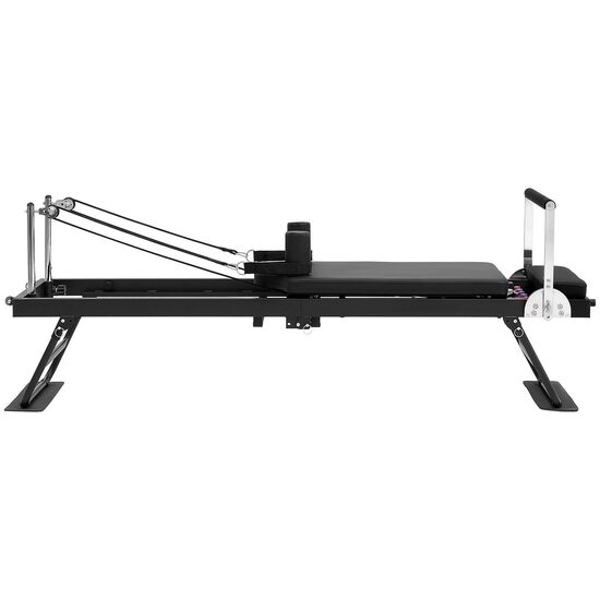 Aparat Pilates pliabil, cadru otel, max 180 kg, 2 m, sistem de glisare lina, rezistenta adaptiva 5 x arcuri, suport multi-pozitie