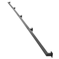 Mana curenta otel, Lungime 365 cm, 4 x sectiuni, accesorii montare, max 200 kg