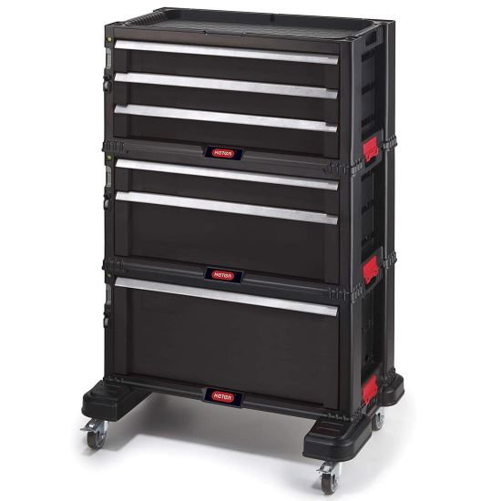 Dulap pentru scule Keter 17201228, dimensiune 56.5x75 x29cm, 6 sertare