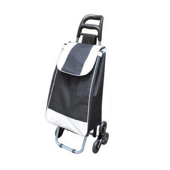 Carucior de cumparaturi Strend Pro Alfred, PE/PVC, max 30 kg, dimensiune 35 x 30 x 96 cm