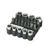 Set chei tubulare si biti, Strend Pro YF40024, 27 buc., Crom-Vanadium