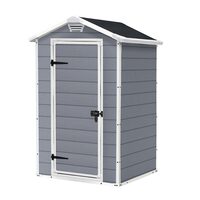 Casuta gradina Keter 128x94x196 cm, Gri, protectie UV