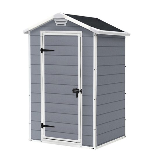Casuta gradina Keter 128x94x196 cm, Gri, protectie UV