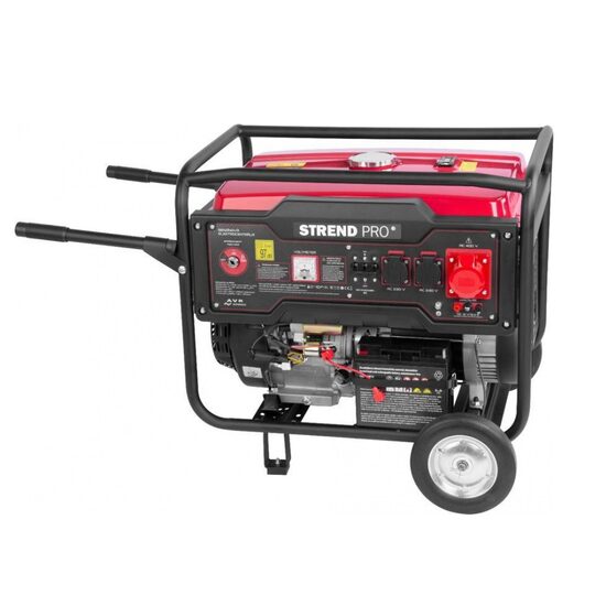 Generator pe benzina, 4 timpi, AVR, Pornire electrica, 6500W, Monofazat
