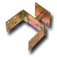 Suport stalp tip U fixare in beton, latime reglabila, cu talpa fixa, Strend Pro MA2303, 110-160 mm, Zn