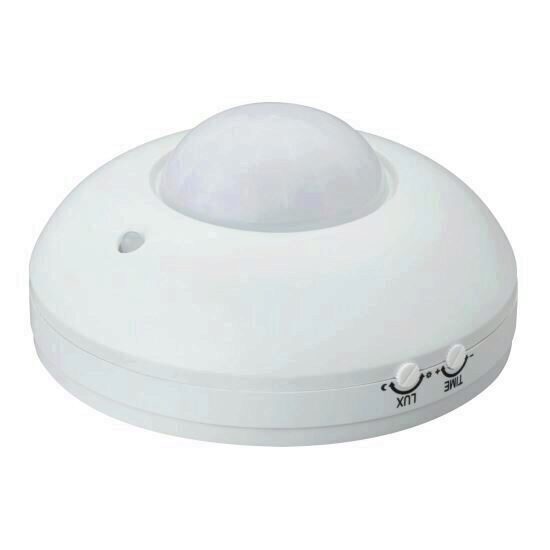 Senzor de miscare Focus HL 480, distanta de detectie 8 m, Alb, 220-240 V, IP44