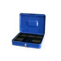 Caseta bani Strend Pro CashBox, 250x180x90 mm, albastra