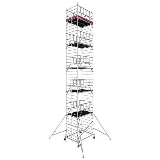 Schela mobila aluminiu, Inaltime max de lucru 12.3 m, capacitate 200 kg