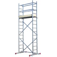 Schela mobila din aluminiu, capacitate max 150 kg, Inaltime de lucru 5 m