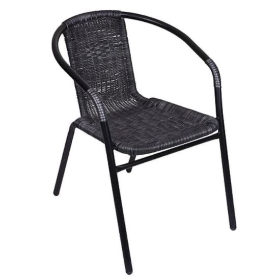 Scaun pentru masa Alesia Graphite, 52X55X73 cm, 120 Kg
