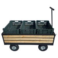 Carucior de gradina Strend Pro VTX, fara ladite, 1380x650 x600 mm, max 300Kg
