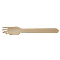 Set 100 furculite lemn Strend Pro Woodline ECO Gastro, biodegradabil,160 mm