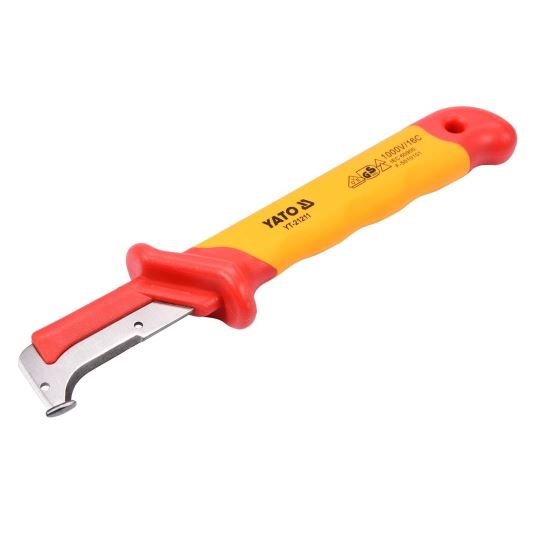 Cutit electrician profesional Yato YT-21211 cu izolatie VDE, din otel CrV