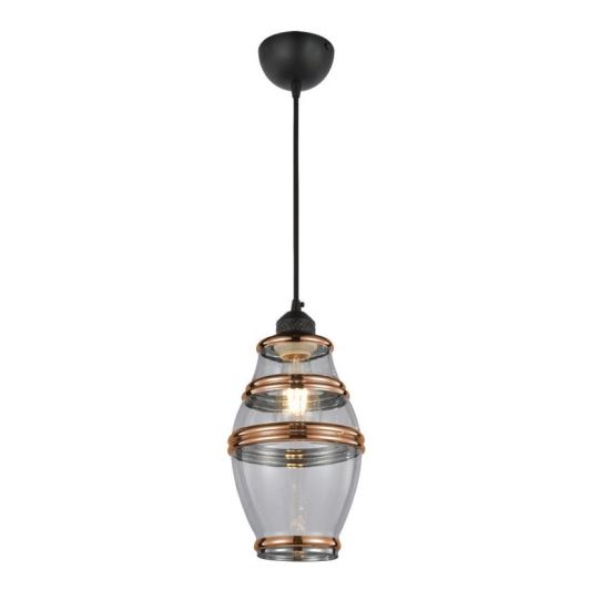 Pendul Element-2 Copper, maxim 60 W, sticla, IP20, E27 