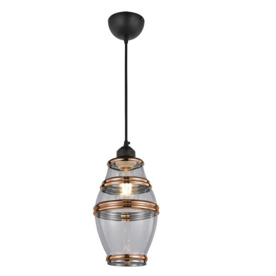 Pendul Element Copper, maxim 60 W, sticla, IP20, E27