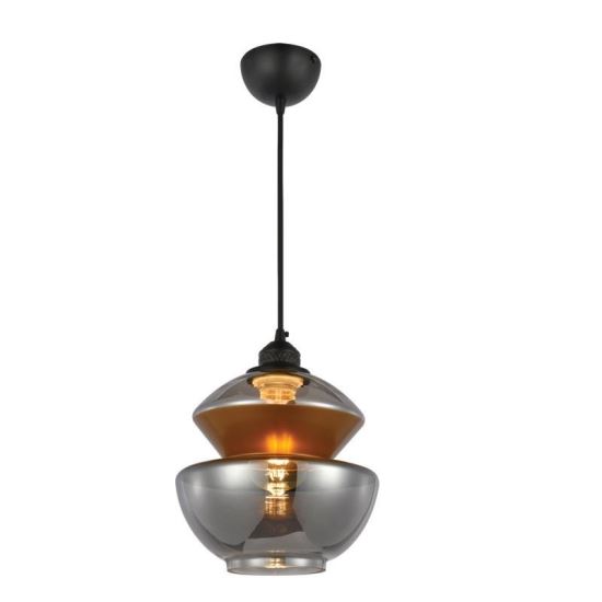 Pendul Harmony-2 Titanium-Copper, maxim 60 W, sticla, IP20, E27