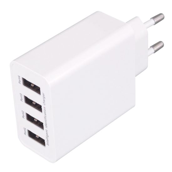 Incarcator de retea Sal SA 50USB, 4x 3.1A, SUM 5A