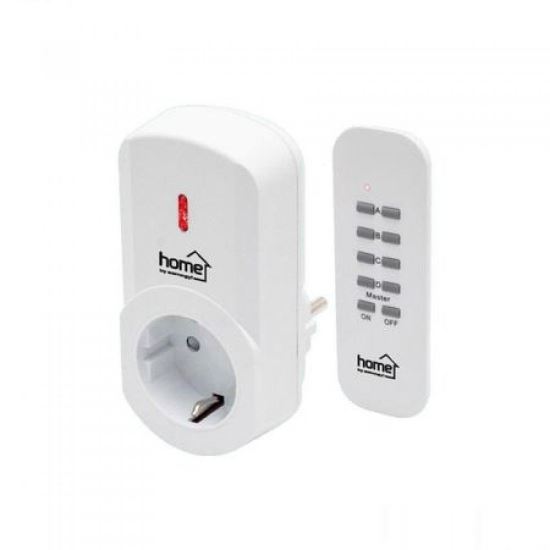 Priza telecomandabila 1000W, Home TH 1011, telecomanda, 1 soclu, 433.92MHz, LED, raza actiune 40m
