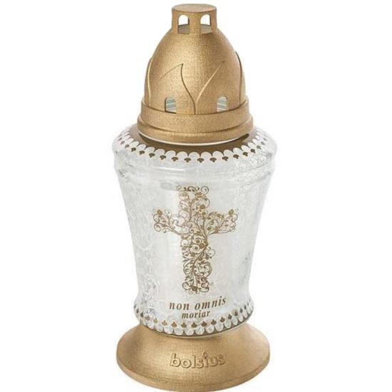 Candela Bolsius Croix 3D, 18 cm, timp ardere maxim 54 ore