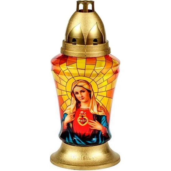Candela Bolsius Maria 3D, 18 cm, timp ardere maxim 36 ore