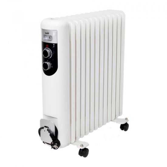 Calorifer electric Home FKOS 13M, 3 trepte de putere 600/900/1500W, 13 elementi