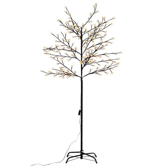 Decoratiune luminoasa Strend Pro MagicHome Cherry Tree, 180 cm, alb cald, 230 V, IP44, exterior
