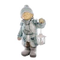 Decoratiune de craciun, Strend Pro Xecco 182029, Baietel cu lampion, 30x20x47cm